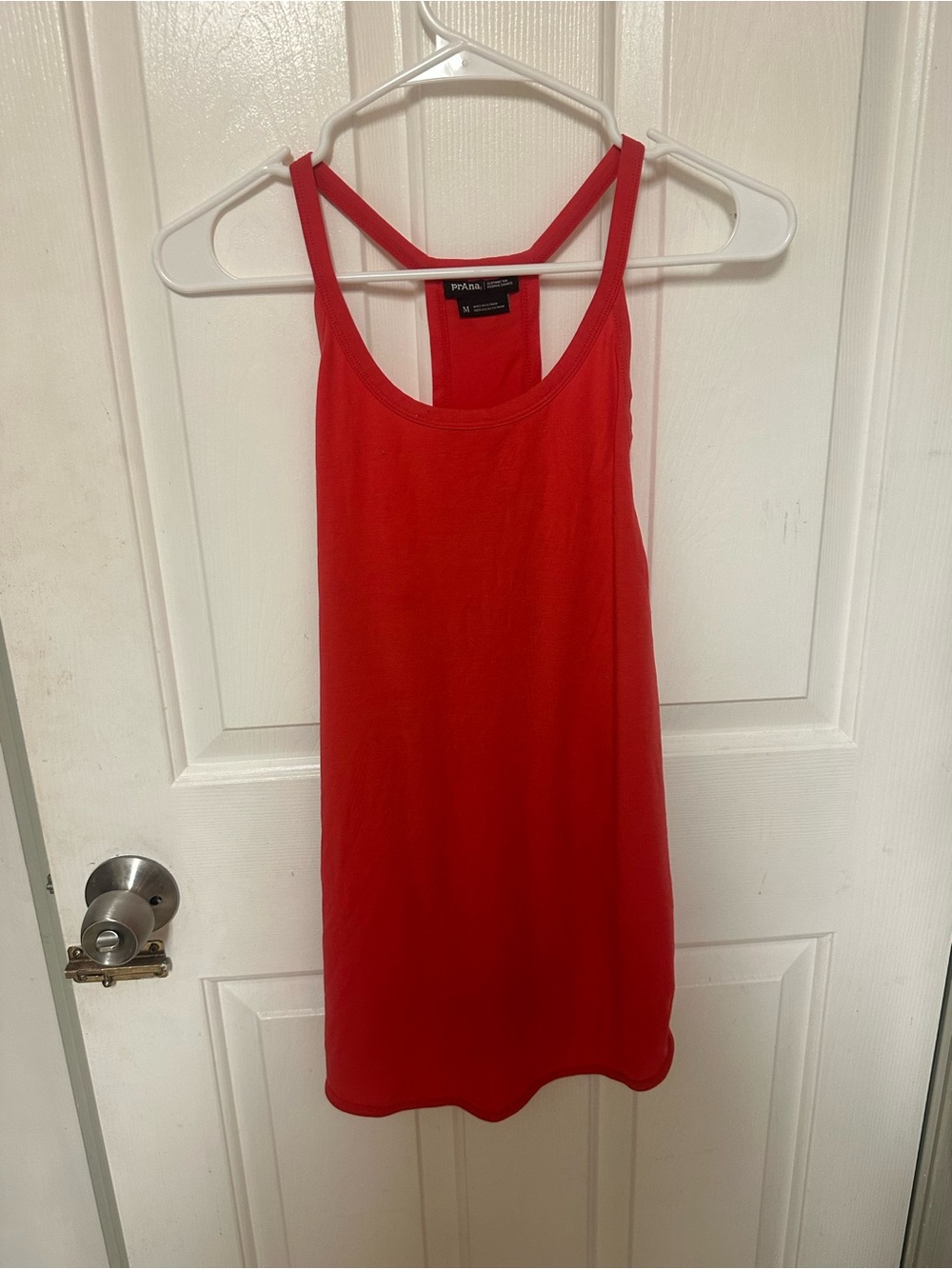 PrAna Red Racerback Active Yoga Tank Top